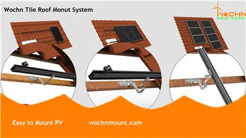 Sistema de montaje en techo de tejas Wochn