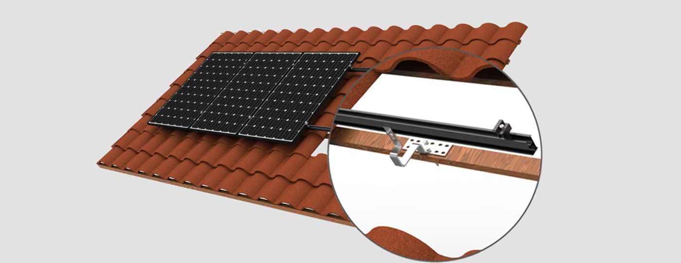 Tile Roof Hook 66# Solar Mounting