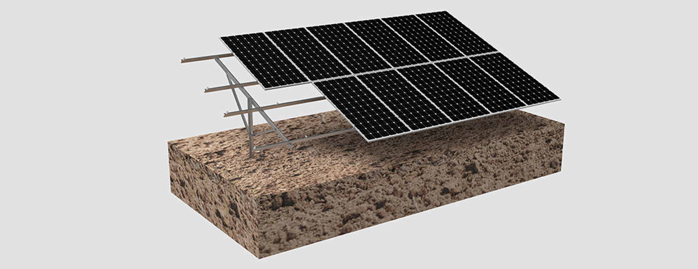 SP Pile Ground Solar Mounting System