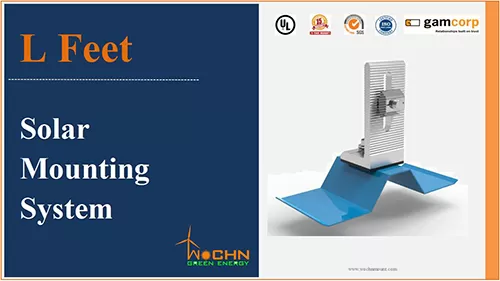 Sistema de montaje solar de L pies
