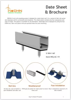 Folleto del Mini Riel WOCHN U