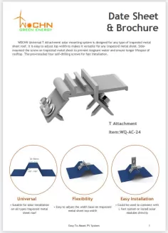 Folleto de accesorios WOCHN T