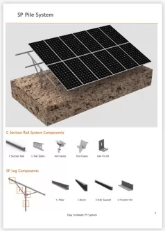 Sistema de montaje en tierra SP