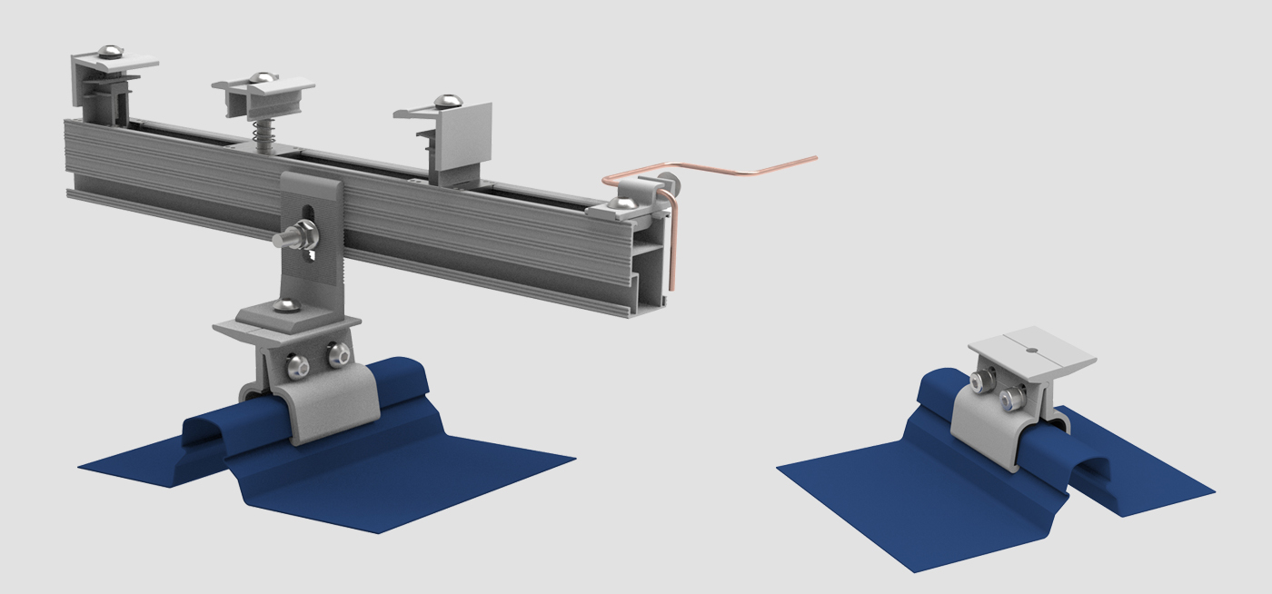 Standing Seam Clamp 02# Solar Mounting