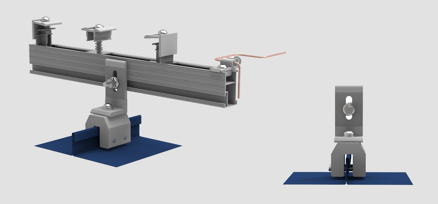 Standing Seam Clamp 17# Solar Mounting